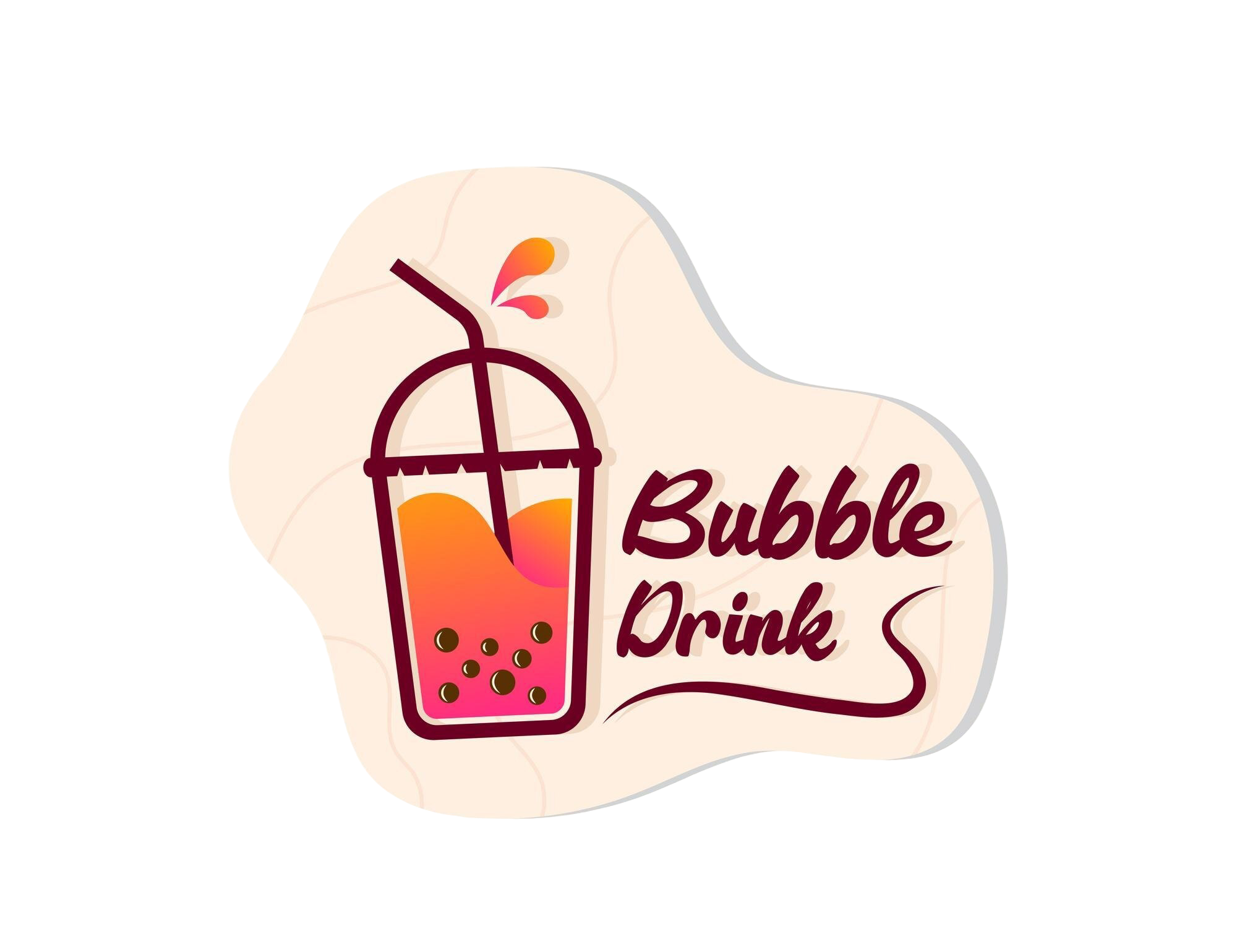 bubble-drink-tea-logo-design